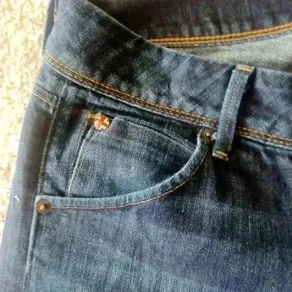 Hudson Womens Dark Wash Collin Mid-Rise Skinny Jean 27 - Picture 5 of 15